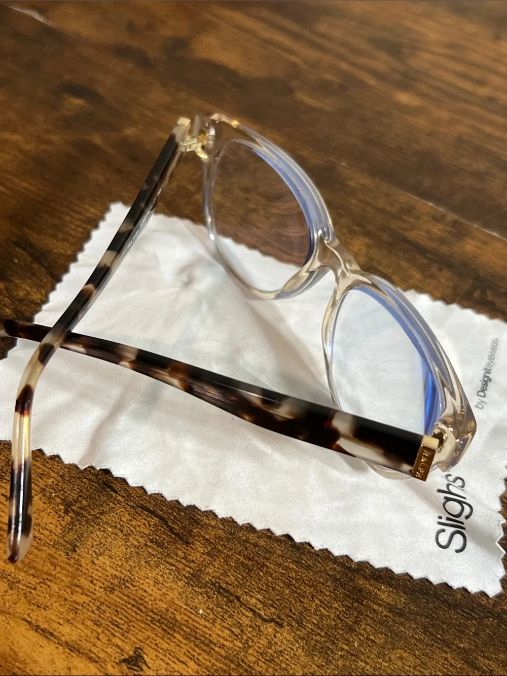 Ralph Lauren RA 7151 6062 52[]17 Clear Frame Glasses with brown Temples